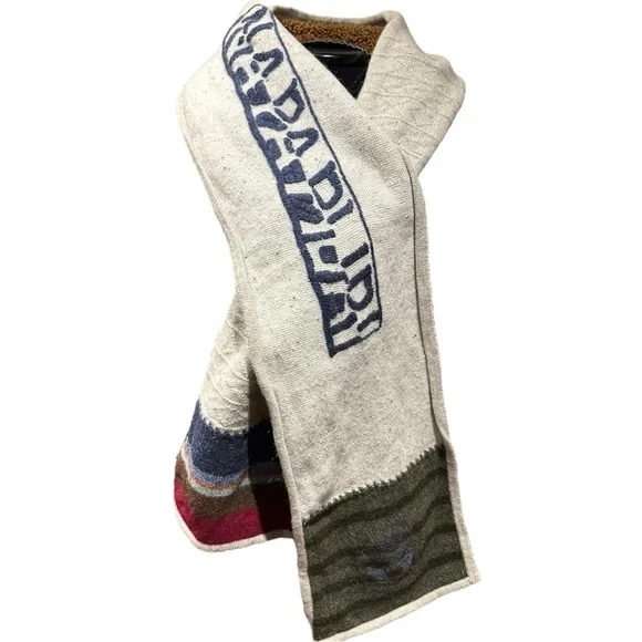 NAPAPIJRI Wool Multicolor Scarf - Picture 4 of 9